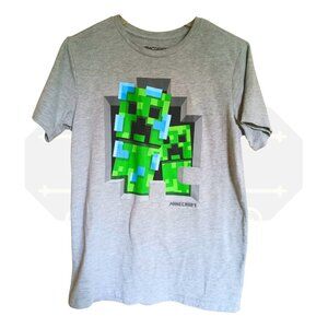 MOJANG Official MINECRAFT Youth TAGLESS T-Shirt. Boy's Youth Size XXL.